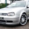 Maxton Frontsplitter til Golf/Jetta Mk4 Jub  Blank Sort