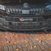 Maxton Frontsplitter til Karoq NU7 Sportline non-facelift  Blank Sort - Image 4