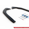 Maxton Bag diffuser splitter til Arteon 3H R-Line  Blank Sort - Image 5