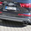 Maxton Bag diffuser splitter til Q7 GA SQ7 / S-Line  Blank Sort - Image 2