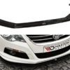 Maxton Frontsplitter til Passat CC R36  Blank Sort