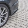 Maxton Bag diffuser splitter til   S6 / S-Line facelift  Blank Sort - Image 3