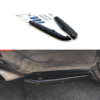 Maxton Bag diffuser splitter Til Panamera 970 FL Turbo  Blank Sort