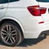 Maxton Side diffuser splitter til X3-serie F25 M-pakke facelift  Blank Sort - Image 3