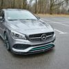 Maxton Frontsplitter til CLA-Klasse C117/X117 AMG-Line facelift  Blank Sort - Image 2