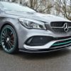 Maxton Frontsplitter til CLA-Klasse C117/X117 AMG-Line facelift  Blank Sort - Image 3