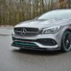 Maxton Frontsplitter til CLA-Klasse C117/X117 AMG-Line facelift  Blank Sort - Image 4