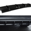 Maxton Diffuser til E-Klasse W212/S212/A207/C207 AMG  Blank Sort