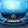 Maxton Frontsplitter til A-Klasse W176 AMG-Line non-facelift  Blank Sort