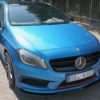 Maxton Frontsplitter til A-Klasse W176 AMG-Line non-facelift  Blank Sort - Image 5