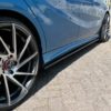 Maxton Sideskørter til A-Klasse W176 AMG-Line non-facelift  Blank Sort