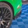 Maxton Bag diffuser splitter til Mustang Mk6 GT facelift Med flaps Blank Sort - Image 5