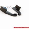 Maxton Bag diffuser splitter til Mustang Mk6 GT facelift Med flaps Blank Sort - Image 6