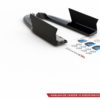 Maxton Bag diffuser splitter til Mustang Mk6 GT facelift Med flaps Blank Sort - Image 7