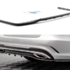 Maxton Diffuser til E-Klasse W212/S212/A207/C207 AMG-Line facelift  Blank Sort