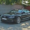 Maxton Frontsplitter til  8T S5 / S-Line  Blank Sort - Image 3