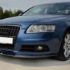 Maxton Frontsplitter til A6 4F S-Line  Blank Sort - Image 4