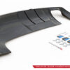 Maxton Bag Diffuser til Q3 8U Facelift S-Line  Blank Sort - Image 6