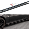 Maxton Sideskørt til 3-Serie E90-E93 Standard non-facelift  Blank Sort