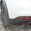 Maxton Bag diffuser splitter til Grande Punto 199 Abarth  Blank Sort - Image 2