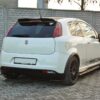 Maxton Bag diffuser splitter til Grande Punto 199 Abarth  Blank Sort - Image 4
