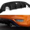 Maxton Diffuser til Focus Mk2 ST facelift  Blank Sort