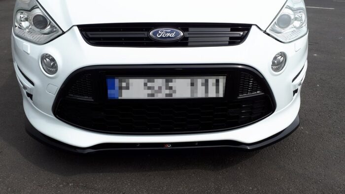 Maxton Frontsplitter til S-Max MK1 Facelift, Titanium  Blank Sort