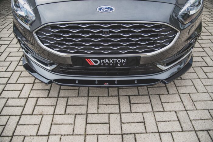 Maxton Frontsplitter til S-Max MK2 FL Trend, Titanium, Vignale  Blank Sort - Image 2