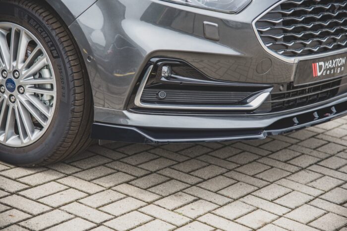 Maxton Frontsplitter til S-Max MK2 FL Trend, Titanium, Vignale  Blank Sort - Image 3