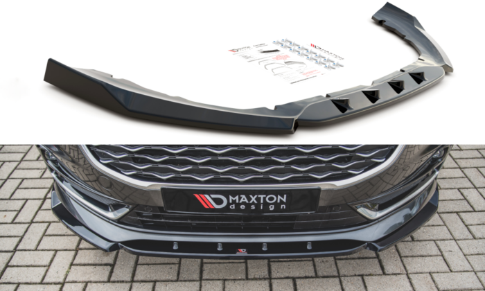 Maxton Frontsplitter til S-Max MK2 FL Trend, Titanium, Vignale  Blank Sort