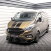 Maxton Frontsplitter til Tourneo V408 FL   Blank Sort - Image 2