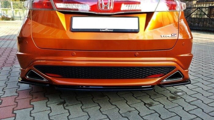 Maxton Bag diffuser splitter til Civic Mk8 Type-S/R  Blank Sort - Image 2