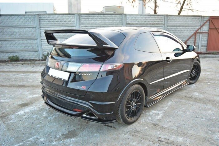 Maxton Bag diffuser splitter til Civic Mk8 Type-S/R  Blank Sort - Image 4