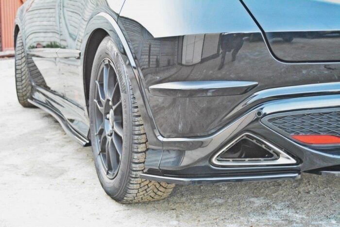 Maxton Bag diffuser splitter til Civic Mk8 Type-S/R  Blank Sort - Image 5