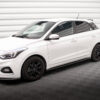 Maxton Sideskørter til I-Serie I20 GB Facelift  Blank Sort - Image 2