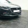 Maxton Frontsplitter til Mazda 3 BN FL   Blank Sort - Image 4
