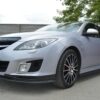 Maxton Frontsplitter til Mazda 6 GH Non-facelift  Blank Sort - Image 3