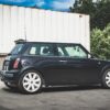 Maxton Spoiler forlænger til R50/R52/R53 Mini Cooper One  Blank Sort - Image 4