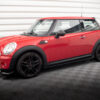 Maxton Sideskørter til R55/R56/R57 Mini One R56  Blank Sort - Image 3