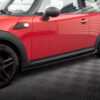Maxton Sideskørter til R55/R56/R57 Mini One R56  Blank Sort - Image 4
