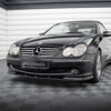 Maxton Frontsplitter til CLK-Klasse W209 Standard non-facelift  Blank Sort - Image 2