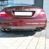 Maxton Diffuser til CLS-Klasse W219 AMG 55  Blank Sort - Image 2