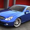 Maxton Frontsplitter til CLS-Klasse W219 Standard  Blank Sort - Image 3