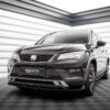 Maxton Frontsplitter til Ateca 5FP   Blank Sort - Image 4