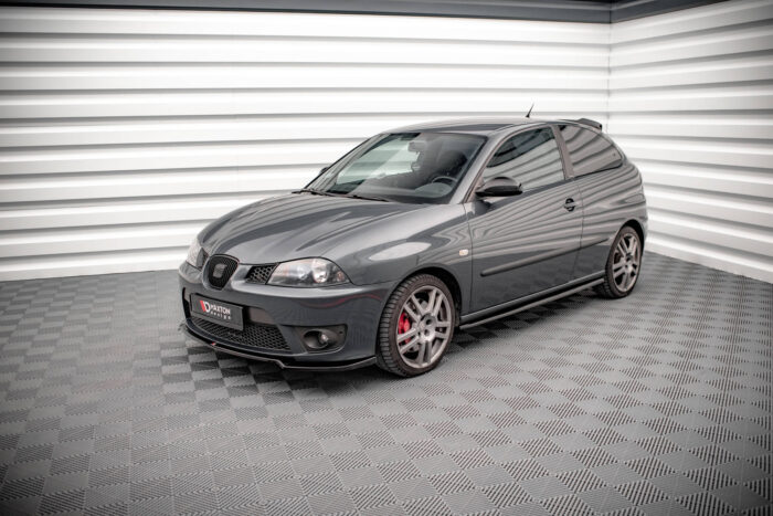 Maxton Sideskørter til Ibiza 6L Cupra  Blank Sort - Image 4