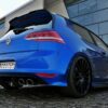 Maxton Racing diffuser splitter til Golf/Jetta MK7 R  Mat Sort + flaps - Image 2