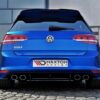 Maxton Racing diffuser splitter til Golf/Jetta MK7 R  Mat Sort + flaps - Image 3