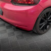 Maxton Bag diffuser splitter til Scirocco Mk3 Standard  Blank Sort - Image 3