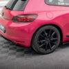 Maxton Bag diffuser splitter til Scirocco Mk3 Standard  Blank Sort - Image 4