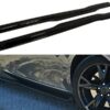 Maxton Sideskørter til 370Z Z34 Non-facelift  Blank Sort